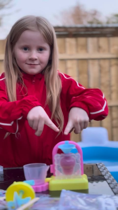 Instagram post by @nicolecarlinn for Canal Toys. Caption reads: [...] gifted her own squishy maker from....