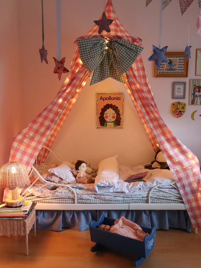 Instagram post by @celinebukulow for Olli Ella. Caption reads: First fairy light is on - we’re ready for cozy....