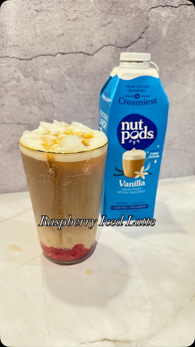 Instagram post by @curated_by_tabby for nutpods. Caption reads: [...] and totally dairy-free thanks to @nutpods....