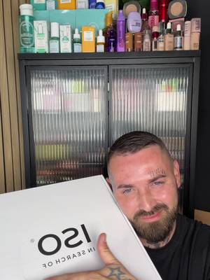 TikTok post by @jakesfaceskincare for ISOCLEAN. Caption reads: @ISOCLEAN #isoclean #cleanser #acnetips [...].