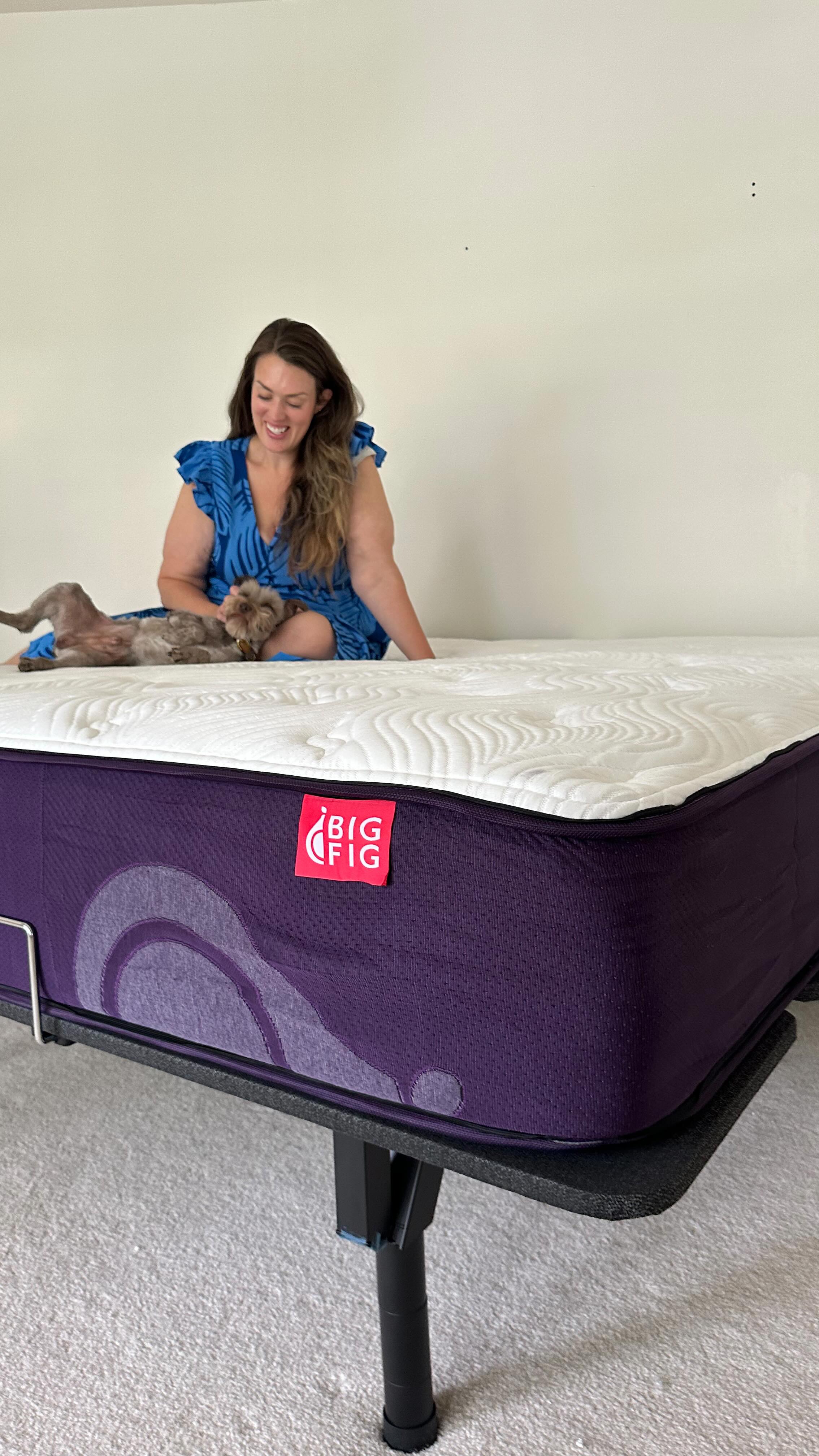 Instagram post by @hellokempfamily for Big Fig Mattress. Caption reads: We’ve had @bigfigmattress in our home for over....