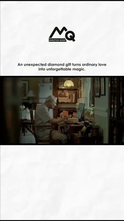 Instagram post by @marketingquake for Tanishq. Caption reads: An unexpected diamond gift becomes a moment of....