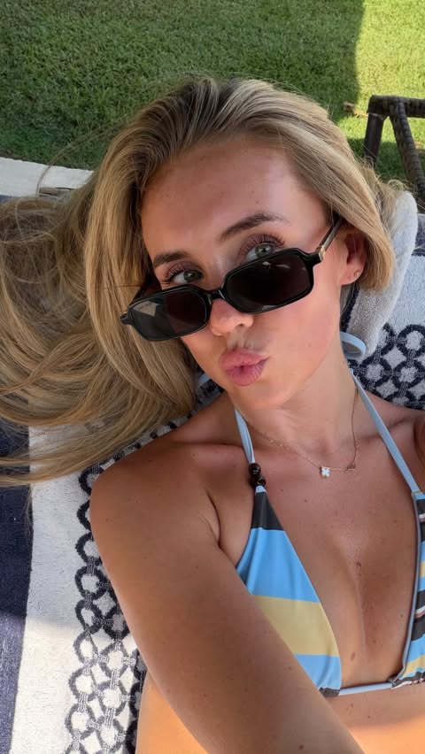 Instagram post by @_mollyneville for BYOMA. Caption reads: spend the day with me in Dubai🌴 @byoma longevit-8....
