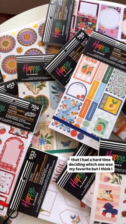Instagram post by @planningwithbumble for The Happy Planner. Caption reads: Spring just got a whole lot happier! 🌸 The new....