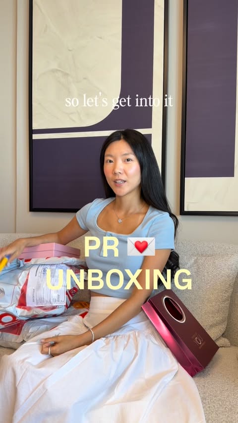 Instagram post by @theminkyung for AMOUAGE. Caption reads: [...] @burberrybeauty — Burberry HER 🪷 (2)....