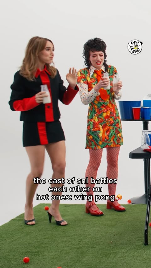 Instagram post by @jajcenter for First We Feast. Caption reads: From naming which guest was the biggest ✨diva✨ to....