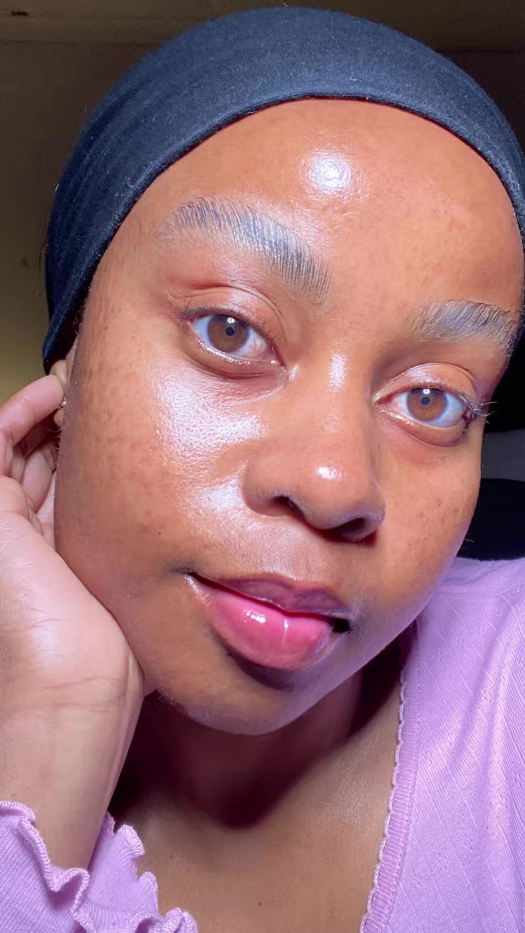 TikTok post by @simphiwee_mb for Banish. Caption reads: [...] and trust the process. You can shop the....