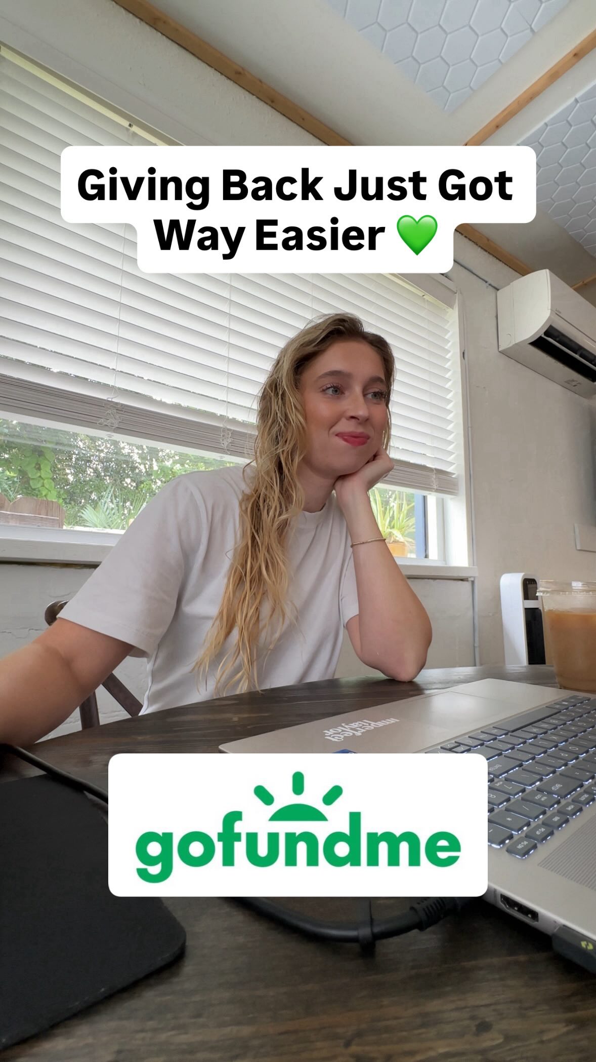 Instagram post by @imperfecttaylor for GoFundMe. Caption reads: #GoFundMePartner #Sponsored I’ll be honest, [...].