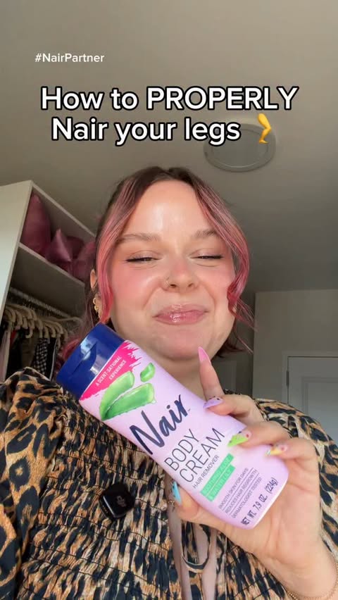 Instagram post by @hydrationceo for Nair. Caption reads: #ad when you can grab my fave @naircare Body Cream....
