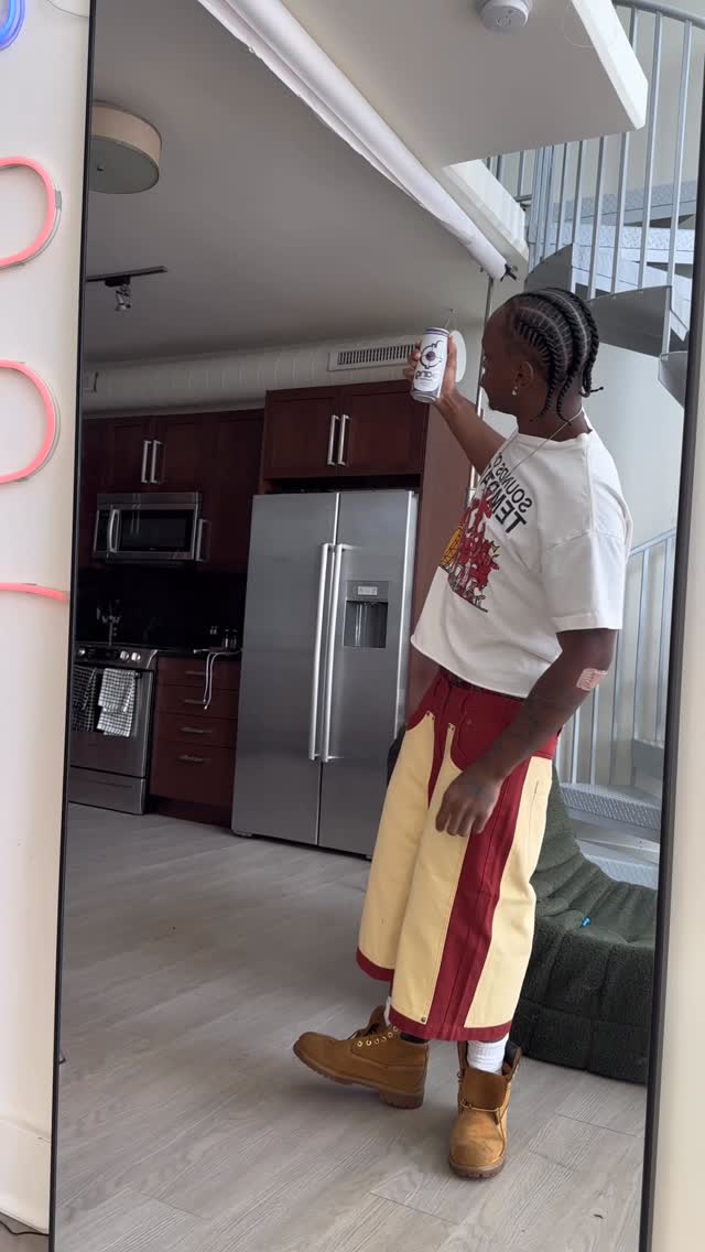 Instagram post by @_txyy for Bang Energy. Caption reads: #ad Fueling every vibe this summer — four fits,....