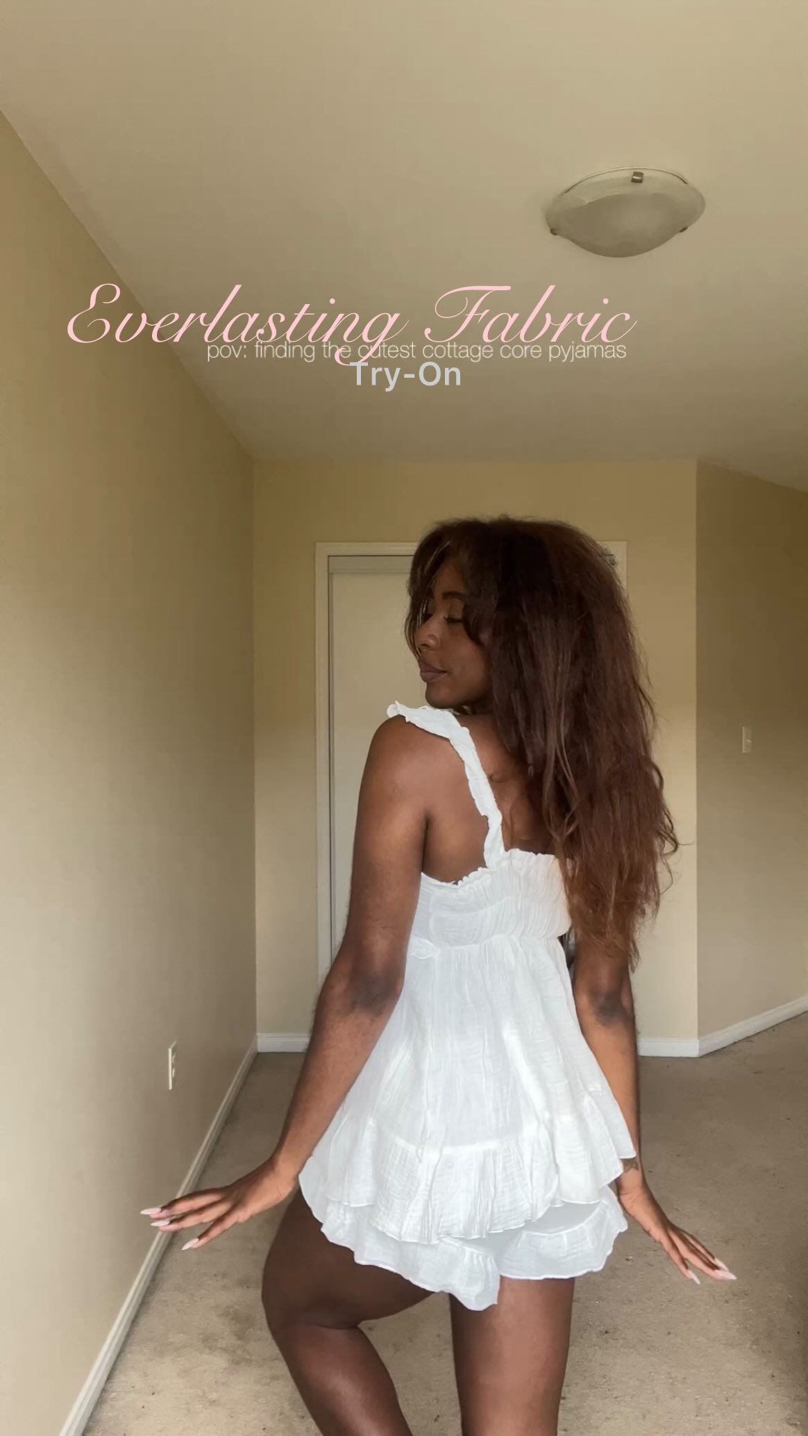 Instagram post by @claudiaakay for Ever Lasting Fabric. Caption reads: ad | cottage core pyjamas, anyone🤍

Everlasting....