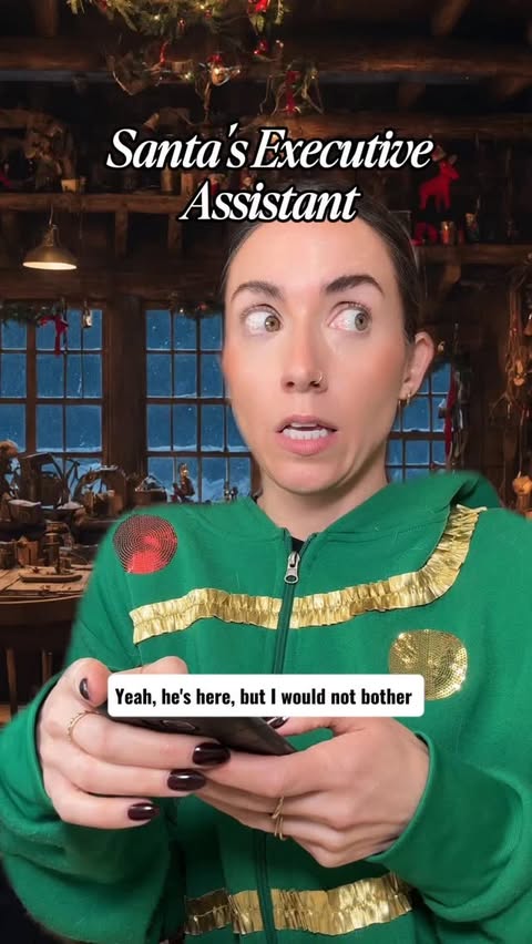 Instagram post by @_businesscasualty for WhatsApp. Caption reads: Blitzen is a menace. #WhatsAppPartner.