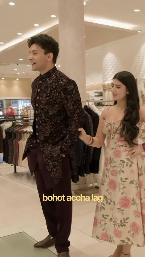 Instagram post by @akshbaghla for Manyavar. Caption reads: [...] making our missed wedding memories 🤍....