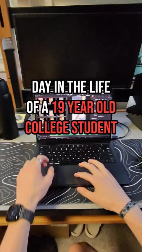 Instagram post by @its_joespov for ThreadBeast. Caption reads: Day in the life @threadbeast #pov #college....