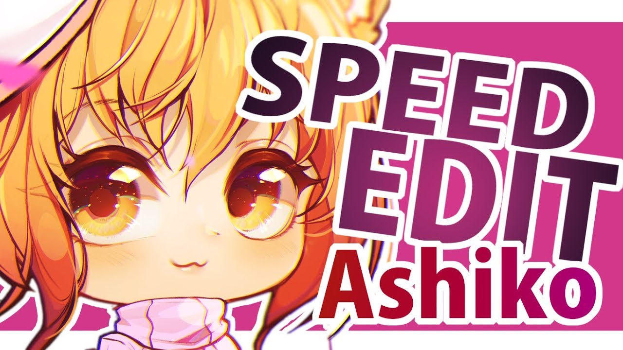 YouTube post by @Elright2 for Amino Apps. Caption reads: Speed Edit // Gacha Life // Ashiko.