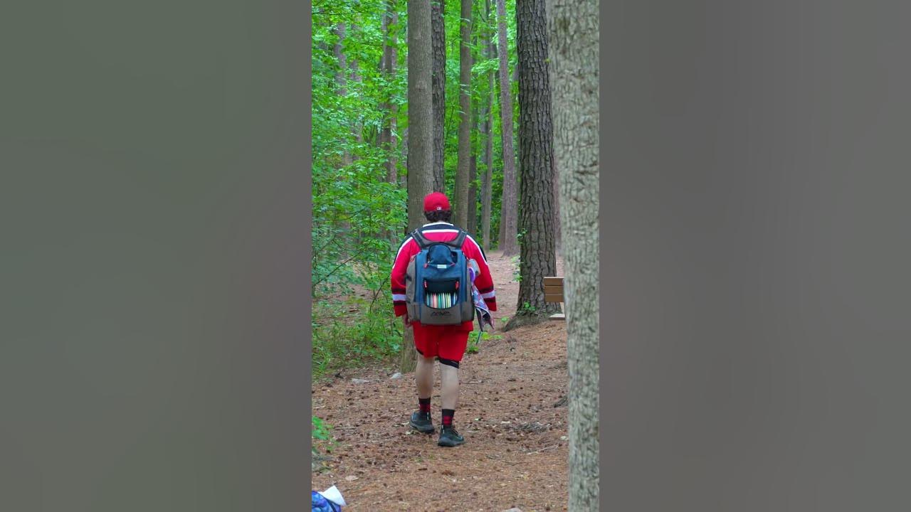 YouTube post by @BodanzaDiscGolf for Vessi. Caption reads: [...] & 10% off w/ Code "BODANZA") 👟Vessi....