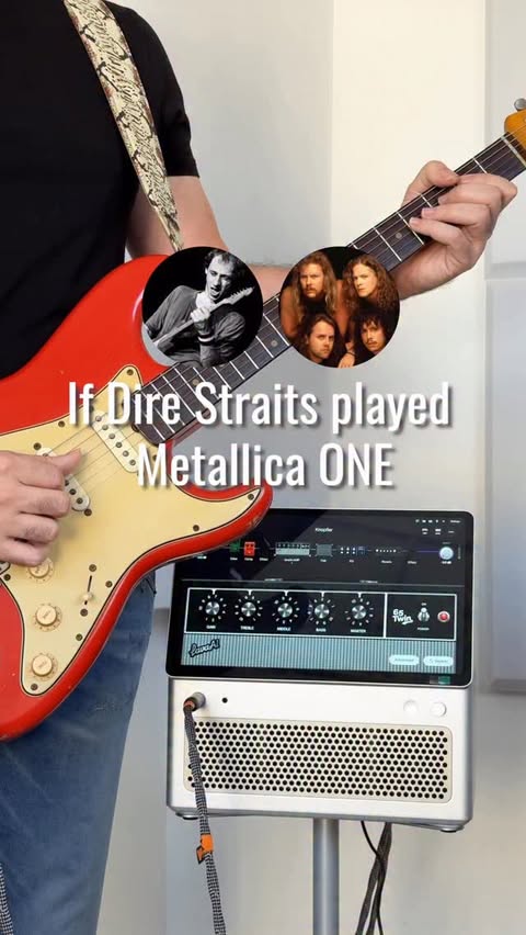 Instagram post by @kfiro for LAVA MUSIC. Caption reads: If Dire Straits Played One by Metallica...
Dire....