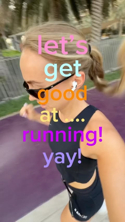 Instagram post by @lucyge0rgia for Runna. Caption reads: [...] LUCYGEORGIA gets you 2 weeks free at @runna....