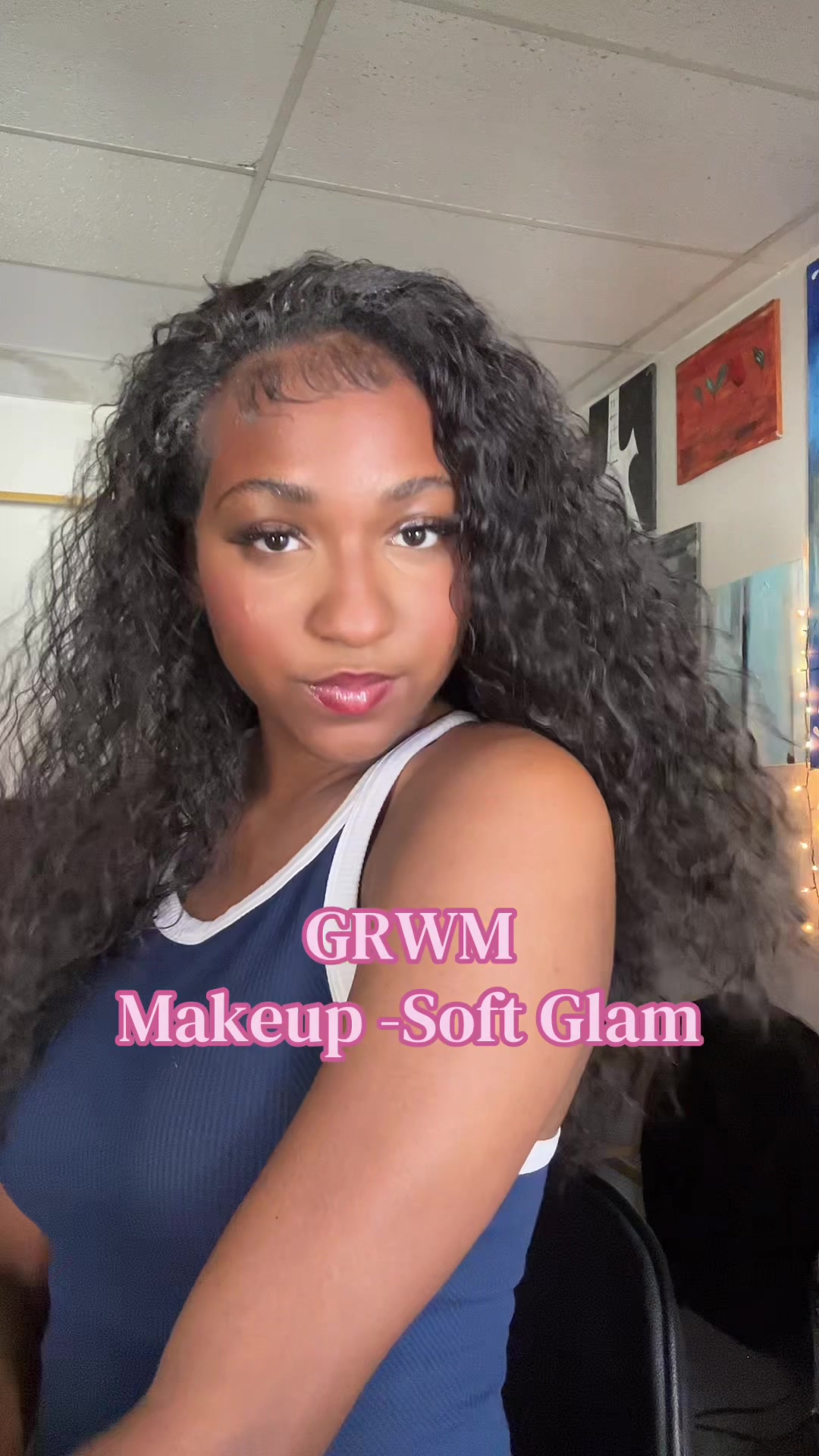 TikTok post by @mya_amor17 for L.A. COLORS. Caption reads: All under 10 minutes #grwm #makeuptutorial....