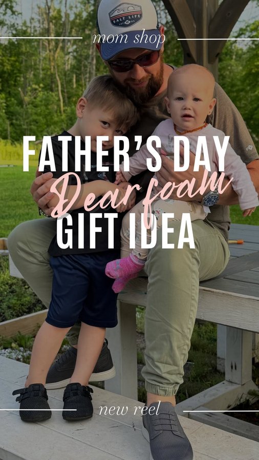 Instagram post by @sofis.mommyworld for Dearfoams. Caption reads: Because dads deserve cozy too. 🖤
This Father’s....