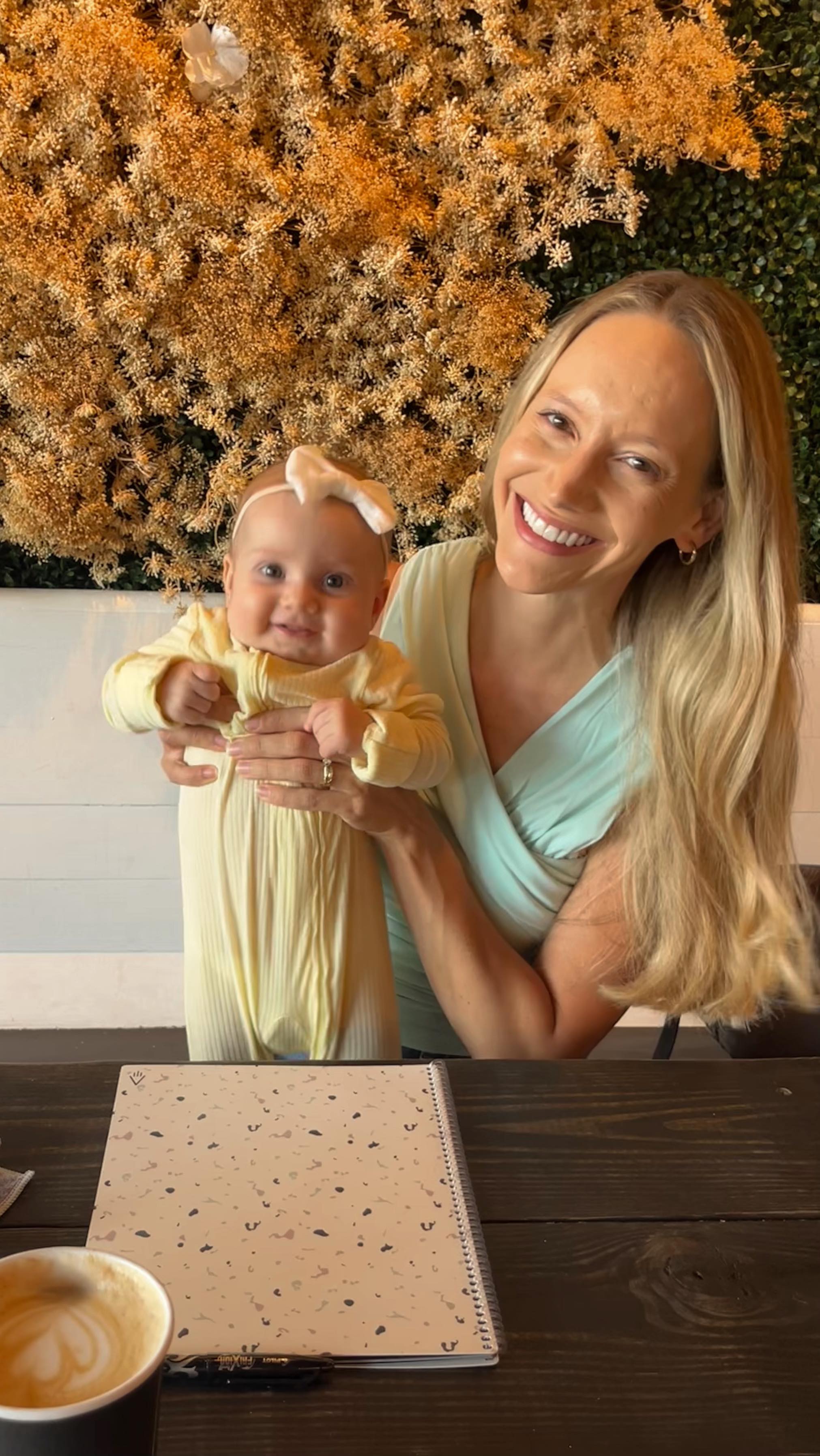 Instagram post by @courtneylivin for Rocketbook. Caption reads: Love using my Rocketbook to keep track of my....