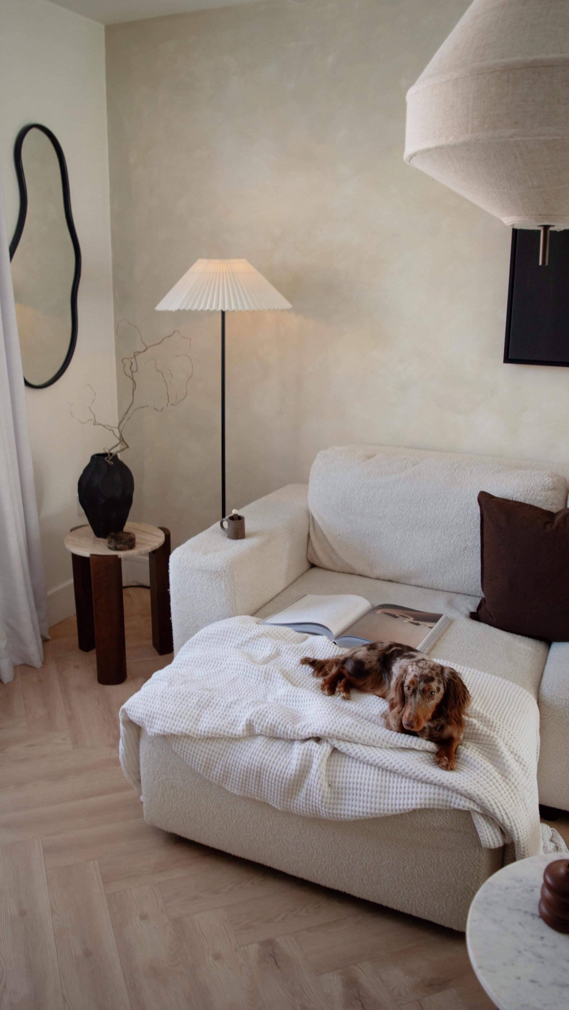 Instagram post by @our_japandi_home for Cult Furniture. Caption reads: [...] beautiful additions to our home by....