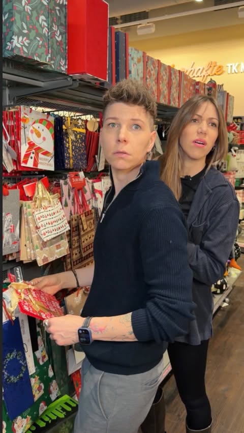 Instagram post by @virginiaernstofficial for TK Maxx Österreich. Caption reads: Anzeige/ Er hat im Endeffekt ein tolles....
