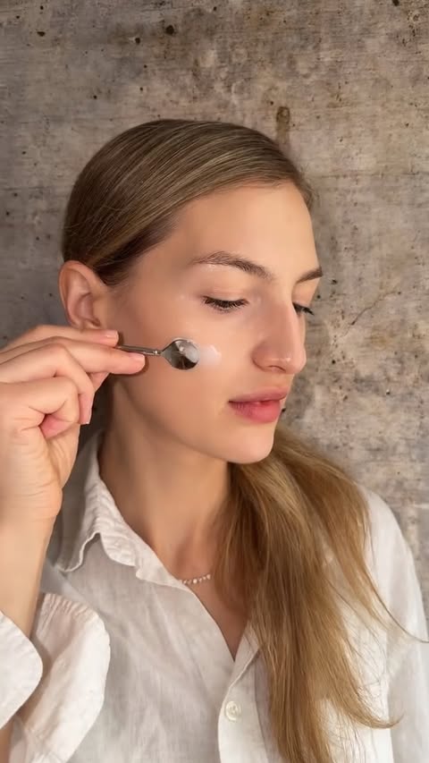 Instagram post by @simonaandrejic for La Prairie. Caption reads: So excited to have an early preview of @laprairie....