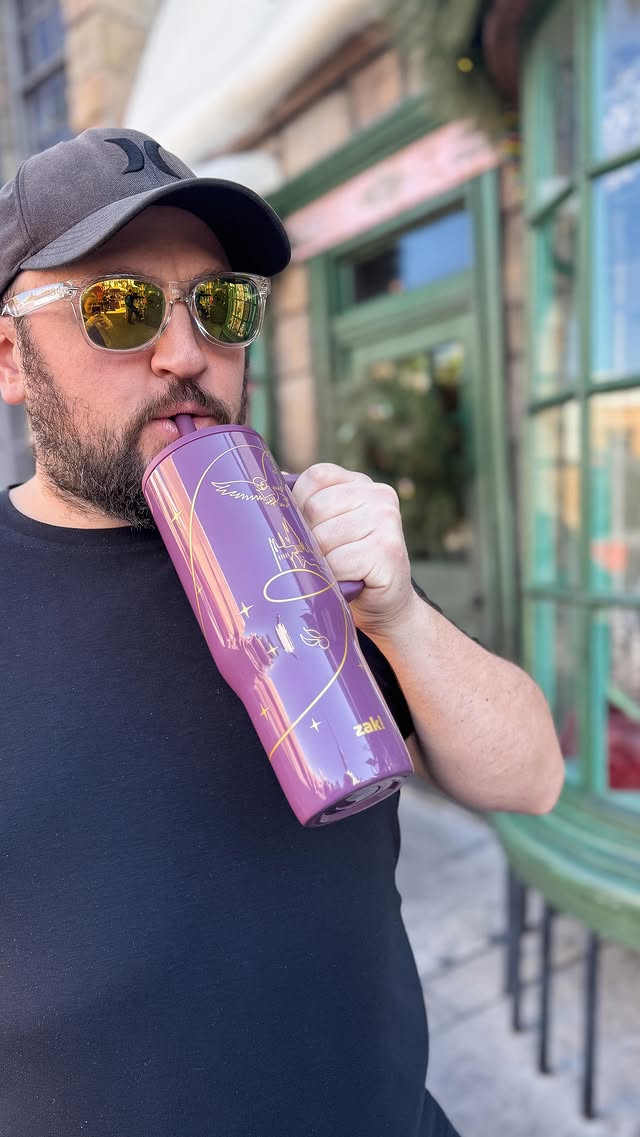 Instagram post by @alexandra.e.devlin for Zak. Caption reads: The 30oz. tumbler from Zak! is our new favorite....