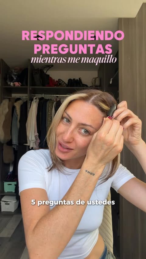 Instagram post by @amirachediak for L'Oréal Paris. Caption reads: Déjame tu pregunta y te respondo🥰 @lorealparis....