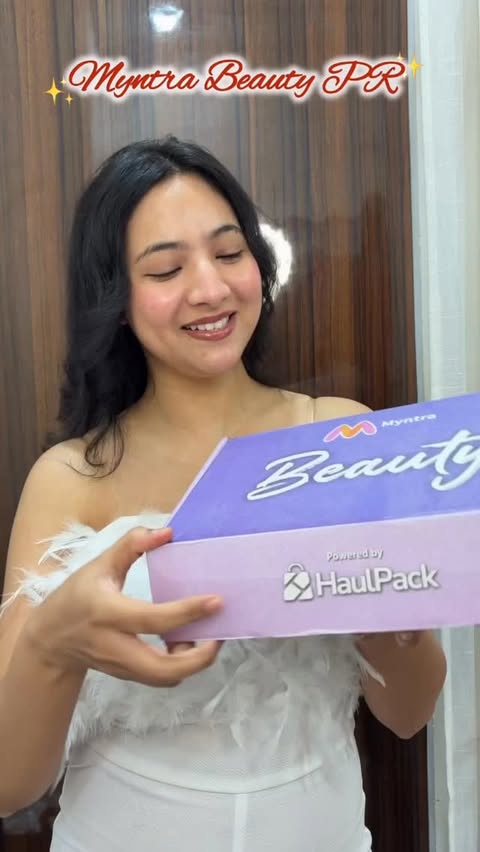 Instagram post by @asha.bajetha for MYNTRA. Caption reads: [...] to get these PR products✨

Thank you....