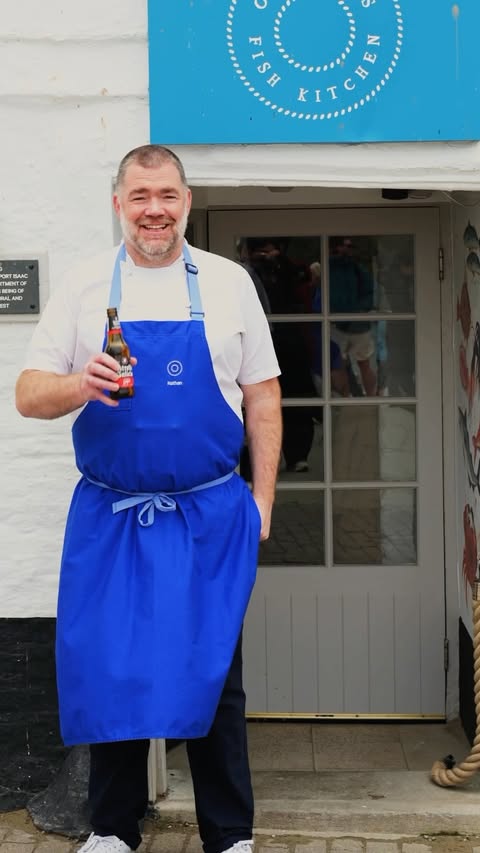 Instagram post by @nathanoutlaw for Estrella Galicia. Caption reads: We’ve got something exciting brewing... 🍺 Say....