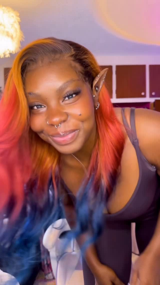 Instagram post by @jayjaysweetsz for Rit Dye. Caption reads: How to customise Elf ears for black and brown....