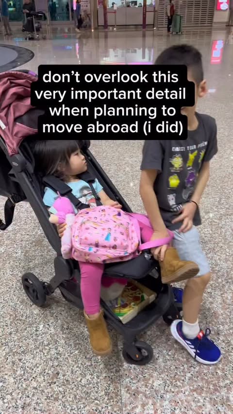 Instagram post by @sonyabiteslife for SafetyWing. Caption reads: Starting to plan your move abroad? I remember how....
