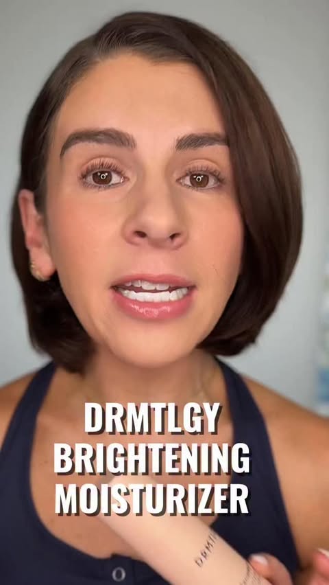 Instagram post by @katetalbertmua for DRMTLGY. Caption reads: [...] FacialRX Brightening Moisturizer from....