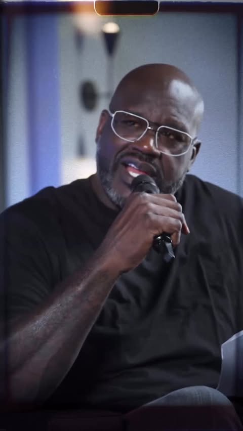 Instagram post by @shaq for Playmaker. Caption reads: Still thinking about the Natty 💭🏀. Big Pod LIVE....