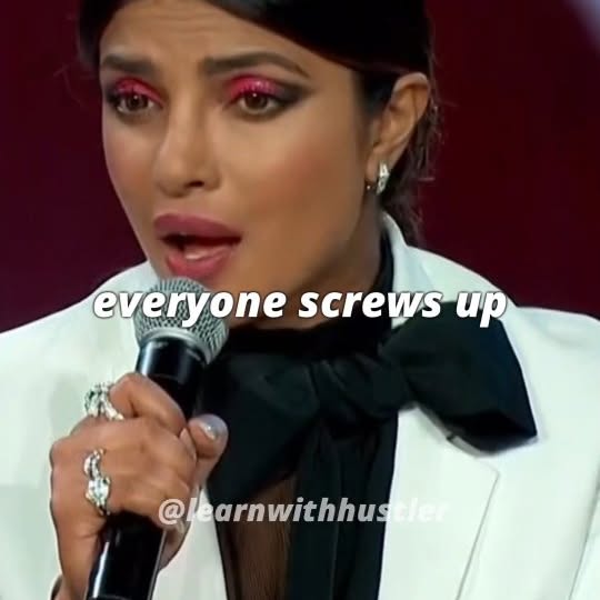 Instagram post by @learnwithhustler for Beautycon. Caption reads: No one is perfect💯
. 
Video credit goes to....