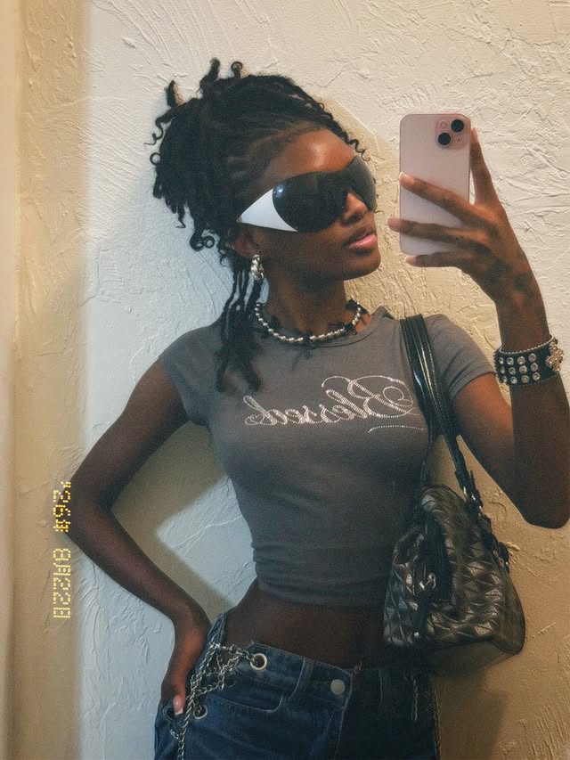 Instagram post by @shaniaraii for rue21. Caption reads: Blessed ✨ Shirt @rue21 #rue21 #relaypittsburgh....