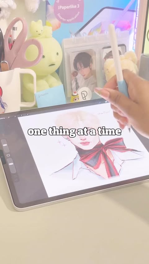 Instagram post by @cidoodie for Paperlike. Caption reads: [...] that feels more like paper, like @paperlike....