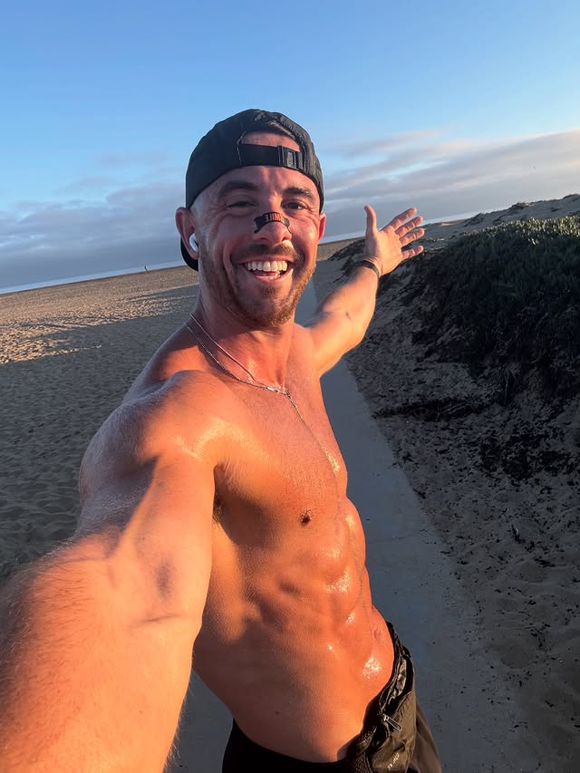 Instagram post by @nickwalkerfitness for Cymbiotika. Caption reads: [...] HIGH recommend giving this combo from....