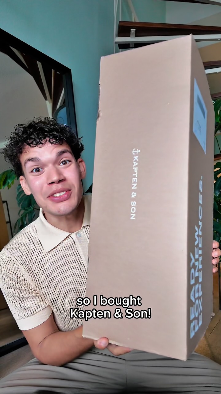 Instagram post by @santanamatheus for Kapten Son. Caption reads: Searching for a quality backpack in the....