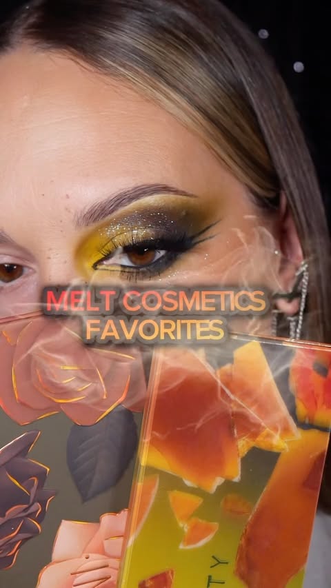 Instagram post by @elliestarr_makeup for HALF MAGIC. Caption reads: [...] OG fav! *Sparkles on the lid is the....