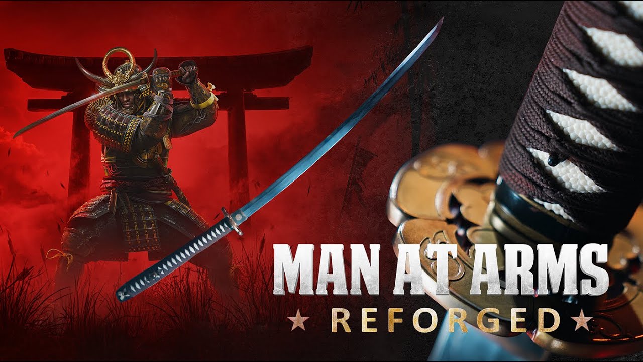 YouTube post by @AweMe for Ubisoft. Caption reads: Yasuke - Assassin's Creed Shadows - Man At Arms:....