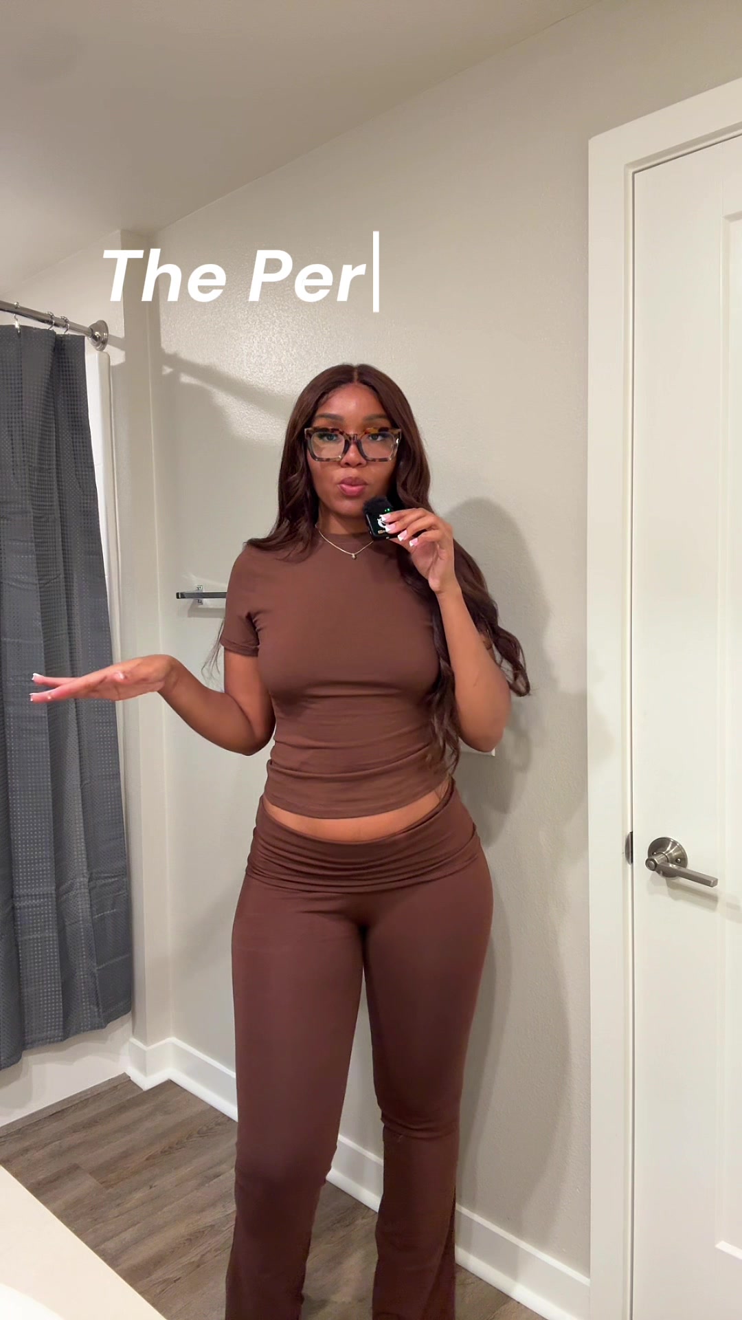 TikTok post by @isiskellier for PUMIEY. Caption reads: love the color of this set ! Size medium from....