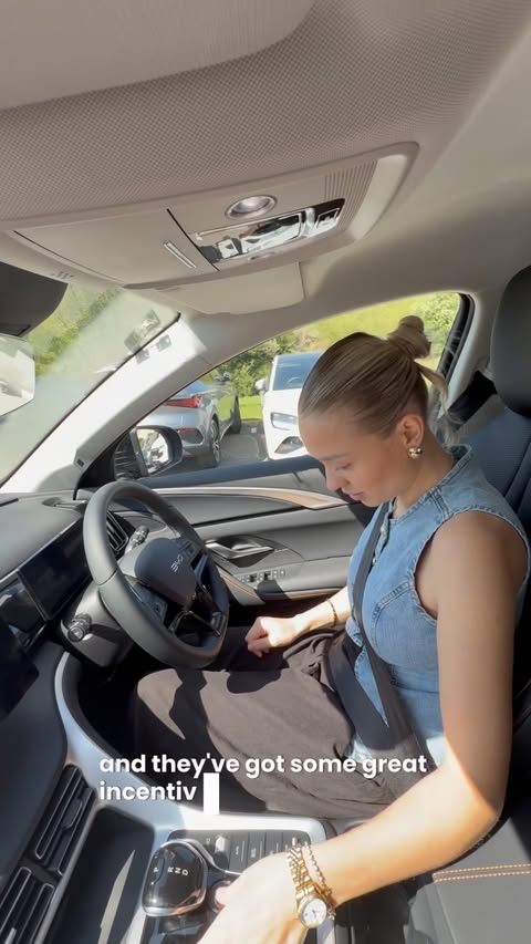 Instagram post by @naibolton for BYD. Caption reads: @byd.uk On the hunt for my next family car 👀🚗....