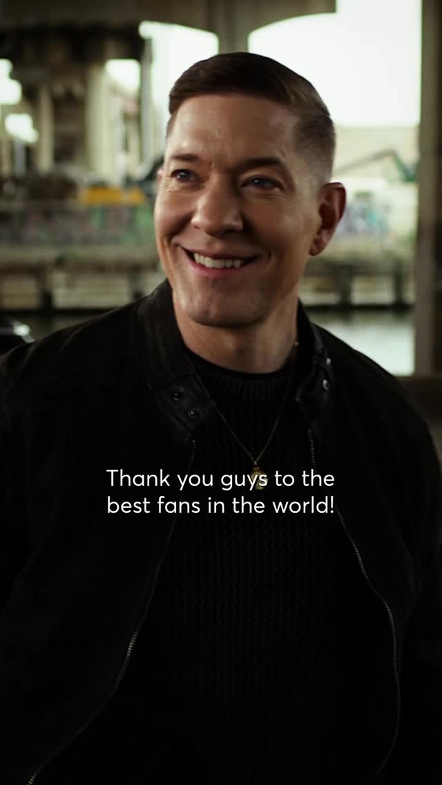 Instagram post by @josephsikora4 for STARZ. Caption reads: Cheers to the Force Fam and the final season. Two....