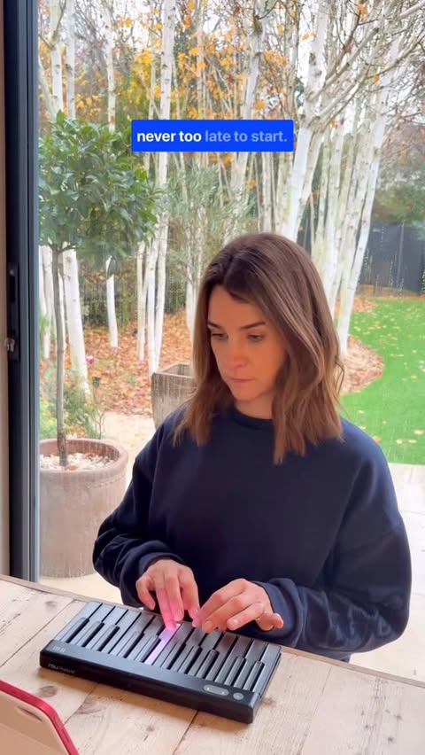 Instagram post by @mrs_izzyjudd for Roli. Caption reads: [...] important it is. With the Piano M and....