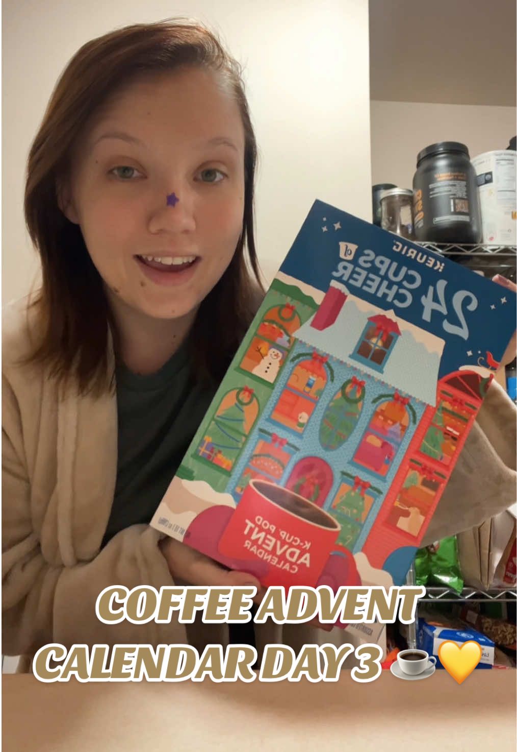 TikTok post by @mamaruppert for Keurig. Caption reads: I feel like they get better every day!! ☕️🔥💛....