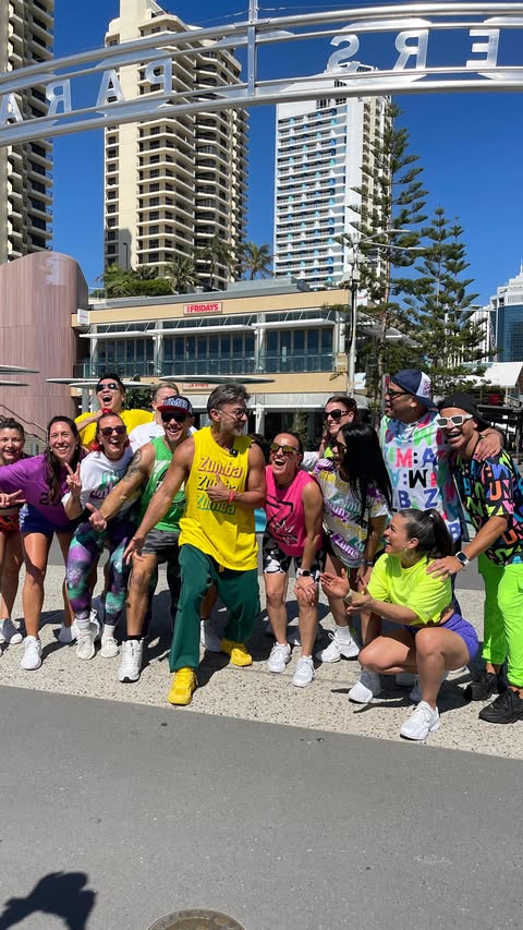 Instagram post by @zj.ninagzaldivia for Zumba. Caption reads: ✨It’s been a week exactly when the most memorable....