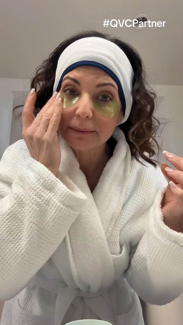 Instagram post by @tamsenfadal for QVC. Caption reads: #QVCPartner I’ve learned that in menopause, the....